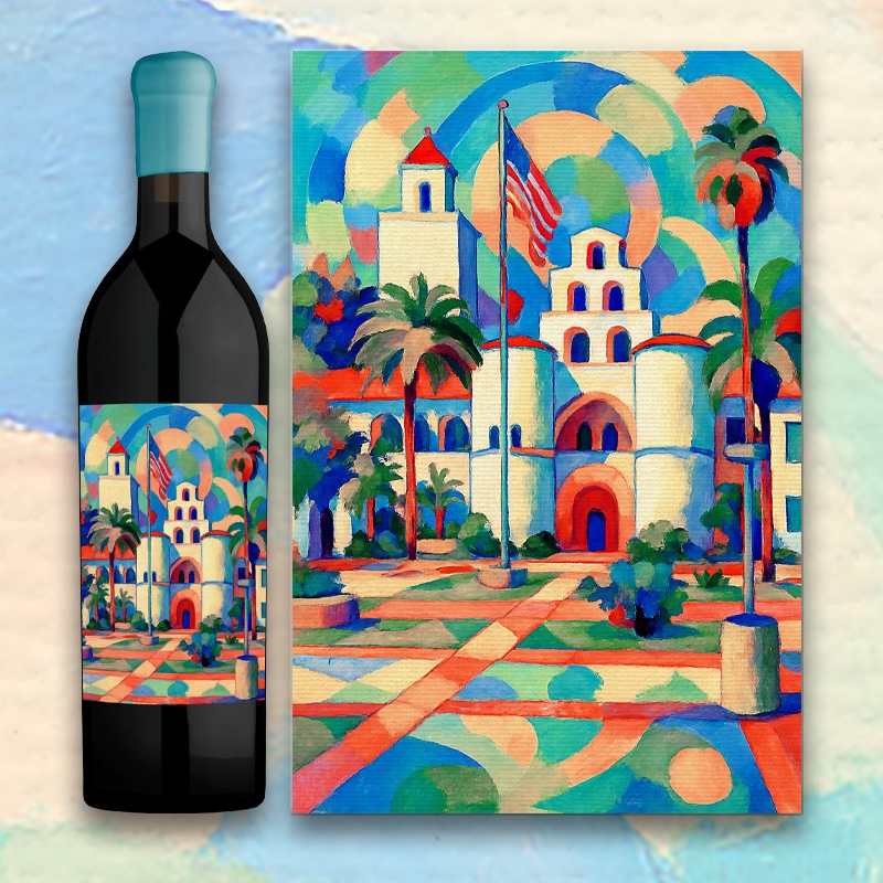 Lft Bottle_Hepner Hall_Cabernet Sauvignon_Bottle Art Square